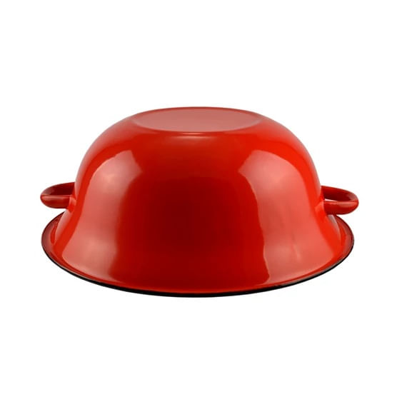 Oala din Fier Emailat, 39 cm, 10 l, Rosie, Perfect Home - imagine 2